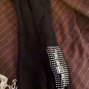 Bar method leg warmers with grip bottoms